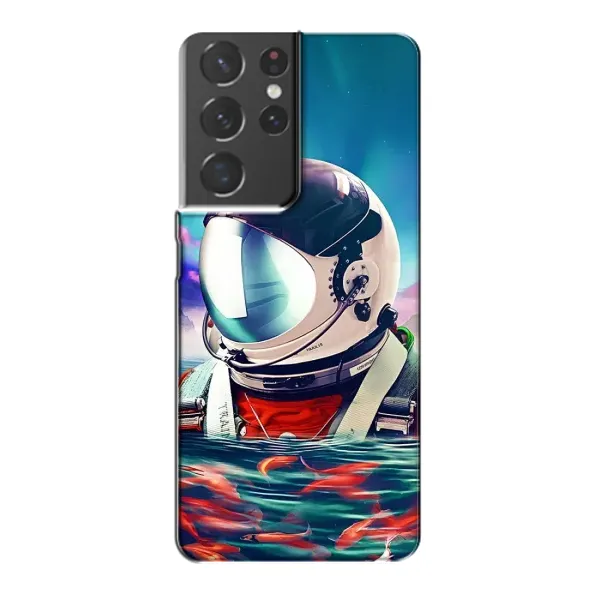 Чехол с рисунком «Космонавт в воде» для Samsung Galaxy S21 Plus Чехол с рисунком «Космонавт в воде» для Samsung Galaxy S21 Plus