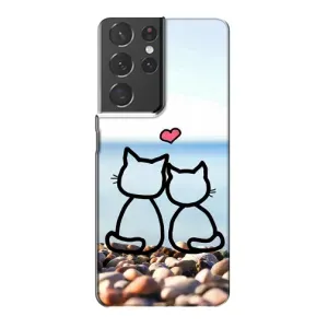 Силиконовые Чехлы Любимому человеку для Samsung Galaxy S21 Plus (Котейки)