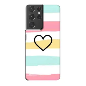 Чехлы с тематикой "Маленькие Сердечки" на Samsung Galaxy S21 Plus (Красивое сердечко)
