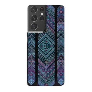 Силиконовый Чехол на Samsung Galaxy S21 Plus (Крутой орнамент)