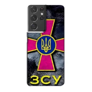 ЗСУ Чохли (TPU) для Samsung Galaxy S21 Plus (Лого ЗСУ)