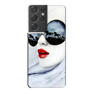 Чехол с картинкой Модные Девчонки Samsung Galaxy S21 Plus (Любительница коней)