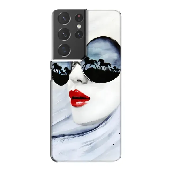 Чехол с рисунком «Любительница коней» для Samsung Galaxy S21 Plus Чехол с рисунком «Любительница коней» для Samsung Galaxy S21 Plus