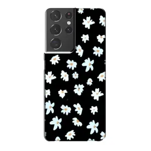 Чехол с ромашками на Samsung Galaxy S21 Plus (Маленькие ромашки)