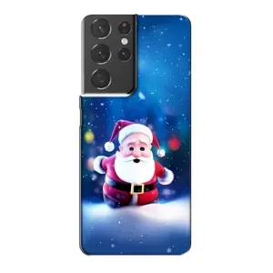 Чехлы на Новый Год Samsung Galaxy S21 Plus (Маленький Дед Мороз)