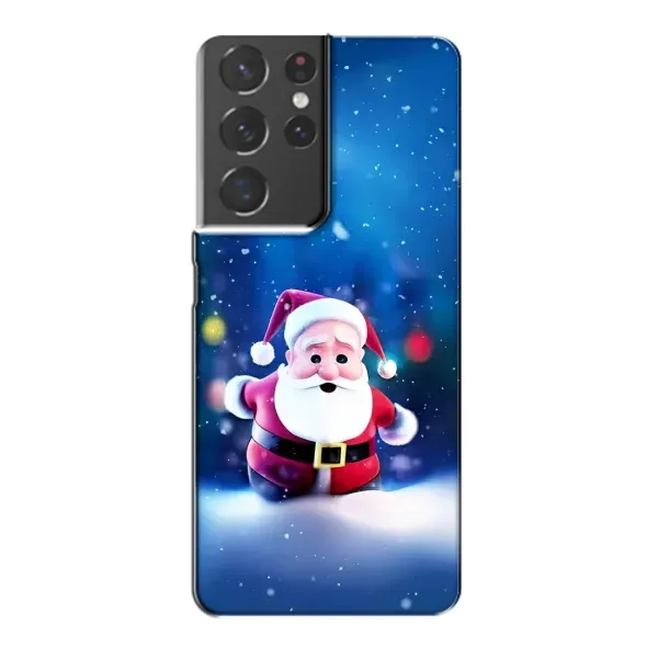 Чехол с рисунком «Маленький Дед Мороз» для Samsung Galaxy S21 Plus Чехол с рисунком «Маленький Дед Мороз» для Samsung Galaxy S21 Plus