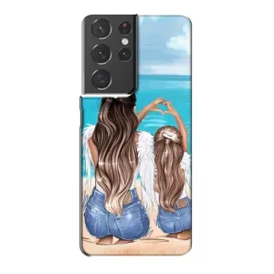 Чехлы для МАМЫ на Samsung Galaxy S21 Plus (Мама и дочь)