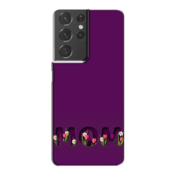 Чехол с рисунком «Мама с цветами» для Samsung Galaxy S21 Plus Чехол с рисунком «Мама с цветами» для Samsung Galaxy S21 Plus
