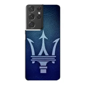 Чохли з тематикою "Круті машини" на Samsung Galaxy S21 Plus (Лого Maserati)