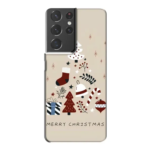 Чехол с рисунком «Merry Christmas» для Samsung Galaxy S21 Plus Чехол с рисунком «Merry Christmas» для Samsung Galaxy S21 Plus