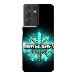 Чохол майнкрафт для Samsung Galaxy S21 Plus (MineCraft 2)