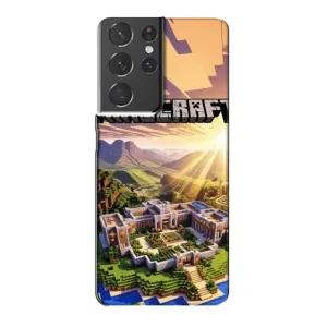 Чохол майнкрафт для Samsung Galaxy S21 Plus (MINECRAFT)
