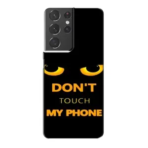 Чохол з Прикольним Принтом на Samsung Galaxy S21 Plus (Не чіпай мій телефон)