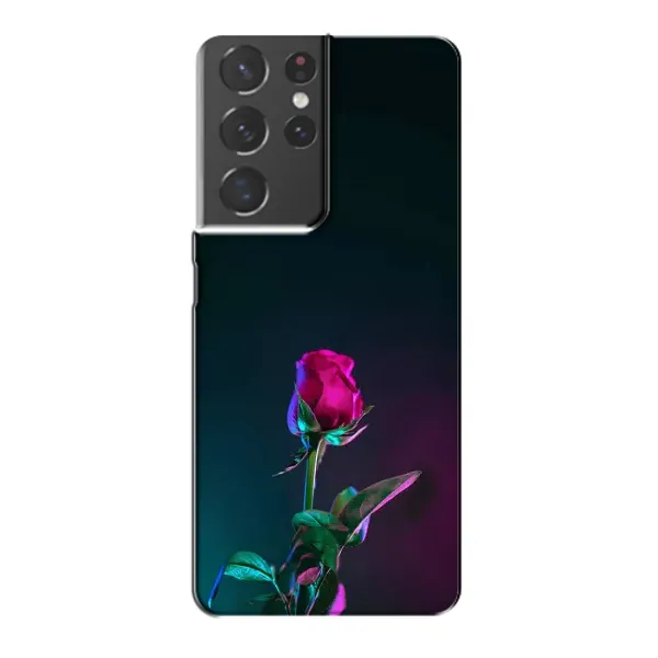 Чехол с рисунком «Ночная роза» для Samsung Galaxy S21 Plus Чехол с рисунком «Ночная роза» для Samsung Galaxy S21 Plus