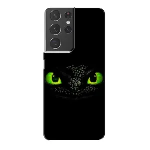 Чехол дракон Беззубик для Samsung Galaxy S21 Plus (Глаза Беззубика)