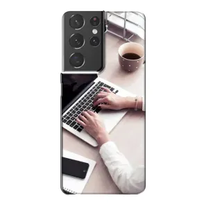 Силіконовий бампер (Працівники) на Samsung Galaxy S21 Plus (Офісний працівник)
