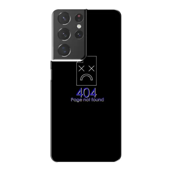 Чехол с рисунком «Ошибка 404» для Samsung Galaxy S21 Plus Чехол с рисунком «Ошибка 404» для Samsung Galaxy S21 Plus