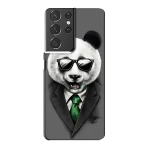 Чехлы с Пандами на Samsung Galaxy S21 Plus (Панда в очках)