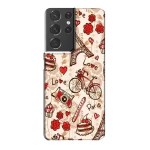 Чехол с Эйфелевой башней на Samsung Galaxy S21 Plus (Париж мечта)