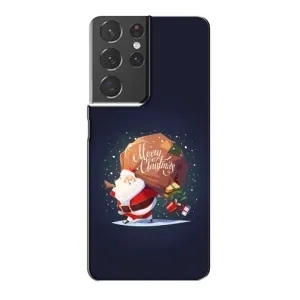 Чехол Санта Клаус для Samsung Galaxy S21 Plus (Подарки от Санты)