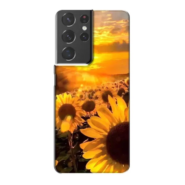 Чехол с рисунком «поле подсолнухов» для Samsung Galaxy S21 Plus
