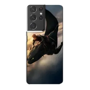 Чехол дракон Беззубик для Samsung Galaxy S21 Plus (Полет Беззубика)