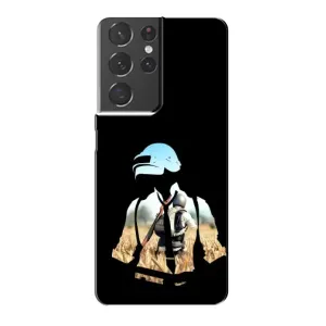 Чохол з картинкою "Герой Pubg" на Samsung Galaxy S21 Plus (Пубг мен)