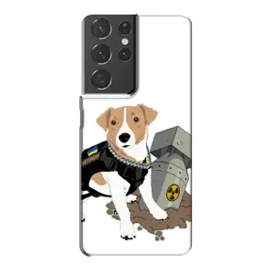 Чехол с принтом Собаки Патрон для Samsung Galaxy S21 Plus (Пёс Патрон с ракетой)