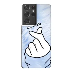 Чехлы (Знак сердечка) на Samsung Galaxy S21 Plus (Сердечка знак)