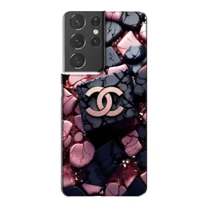 Чехол (Dior, Prada, YSL, Chanel) для Samsung Galaxy S21 Plus (Шанель)