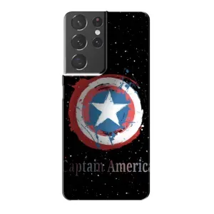 Чохол с Щітом Капітана Америки на Samsung Galaxy S21 Plus (Щит Капітана)