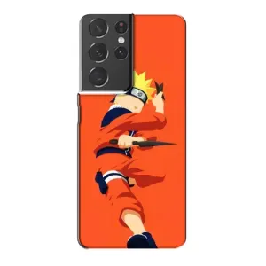 Чохли з принтом НАРУТО на Samsung Galaxy S21 Plus (Силует Наруто)