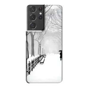 Чехлы на Новый Год Samsung Galaxy S21 Plus (Снегом замело)