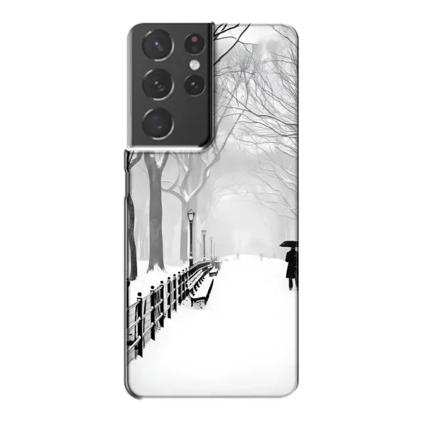 Чехол с рисунком «Снегом замело» для Samsung Galaxy S21 Plus Чехол с рисунком «Снегом замело» для Samsung Galaxy S21 Plus