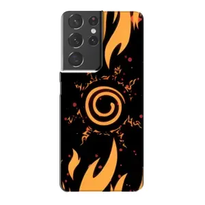 Купить Чохли на телефон з принтом Anime для Samsung Galaxy S21 Plus (Сонце Наруто)