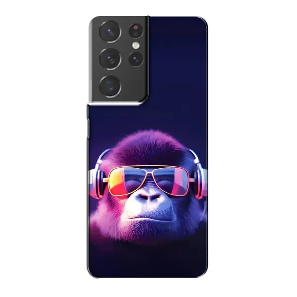 Чехол с рисунком «Стильная обезьяна» для Samsung Galaxy S21 Plus Чехол с рисунком «Стильная обезьяна» для Samsung Galaxy S21 Plus