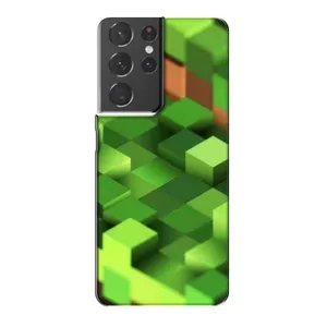 Чохли для Samsung Galaxy S21 Plus (Персонажі МайнКрафт) (Текстура)