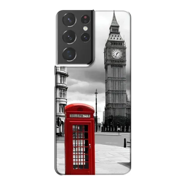 Чехол с рисунком «TELEPHONE» для Samsung Galaxy S21 Plus