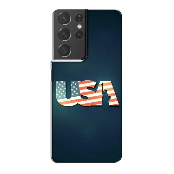 Чехол с рисунком «USA» для Samsung Galaxy S21 Plus Чехол с рисунком «USA» для Samsung Galaxy S21 Plus