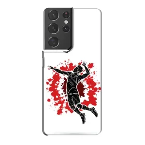 Чохли з прінтом Спортивна тематика для Samsung Galaxy S21 Plus (Волейболіст)