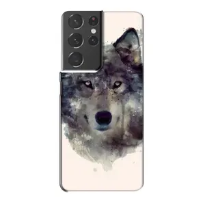 Чехол с Волком на Samsung Galaxy S21 Plus (Волк)