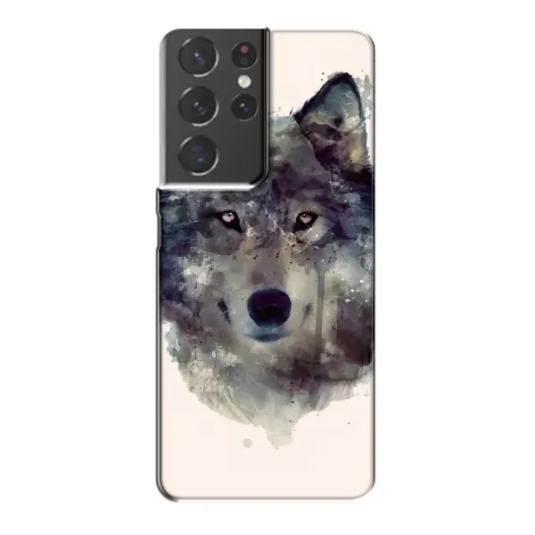 Чехол с рисунком «Волк» для Samsung Galaxy S21 Plus Чехол с рисунком «Волк» для Samsung Galaxy S21 Plus