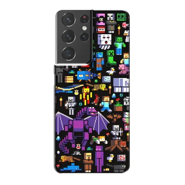 Чехол с рисунком «Все персонажи» для Samsung Galaxy S21 Plus
