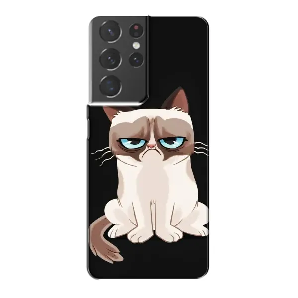 Чехол с рисунком «Взгляд кота» для Samsung Galaxy S21 Plus Чехол с рисунком «Взгляд кота» для Samsung Galaxy S21 Plus