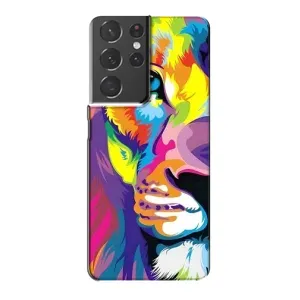 Чехол с картинкой на Samsung Galaxy S21 Plus (Яркий Лев)
