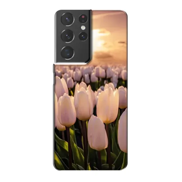 Чехол с рисунком «Закат с цветами» для Samsung Galaxy S21 Plus Чехол с рисунком «Закат с цветами» для Samsung Galaxy S21 Plus