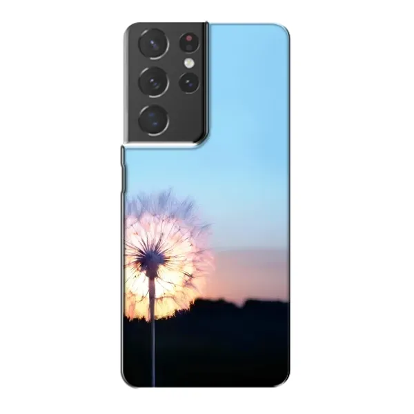 Чехол с рисунком «Закат с одуванчиком» для Samsung Galaxy S21 Plus Чехол с рисунком «Закат с одуванчиком» для Samsung Galaxy S21 Plus