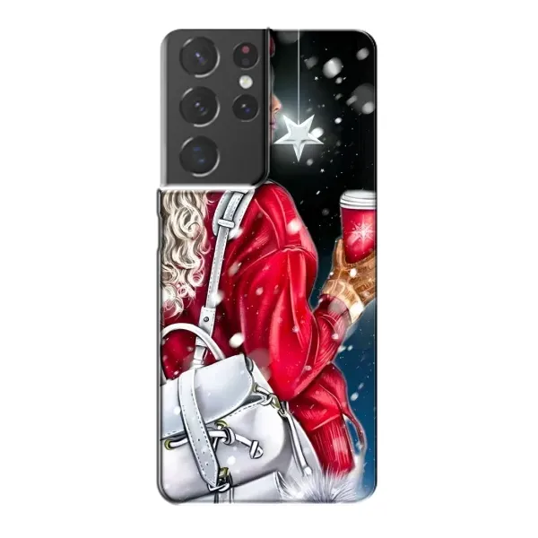 Чехол с рисунком «Зима пришла» для Samsung Galaxy S21 Plus Чехол с рисунком «Зима пришла» для Samsung Galaxy S21 Plus