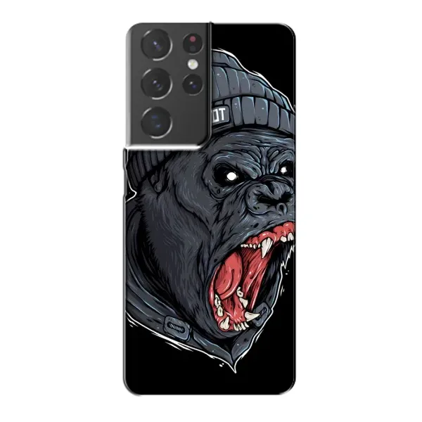 Чехол с рисунком «Злая Обезьяна» для Samsung Galaxy S21 Plus Чехол с рисунком «Злая Обезьяна» для Samsung Galaxy S21 Plus