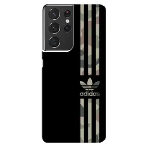 Чехол в стиле "Адидас" для Самсунг С21 Ультра (Adidas)